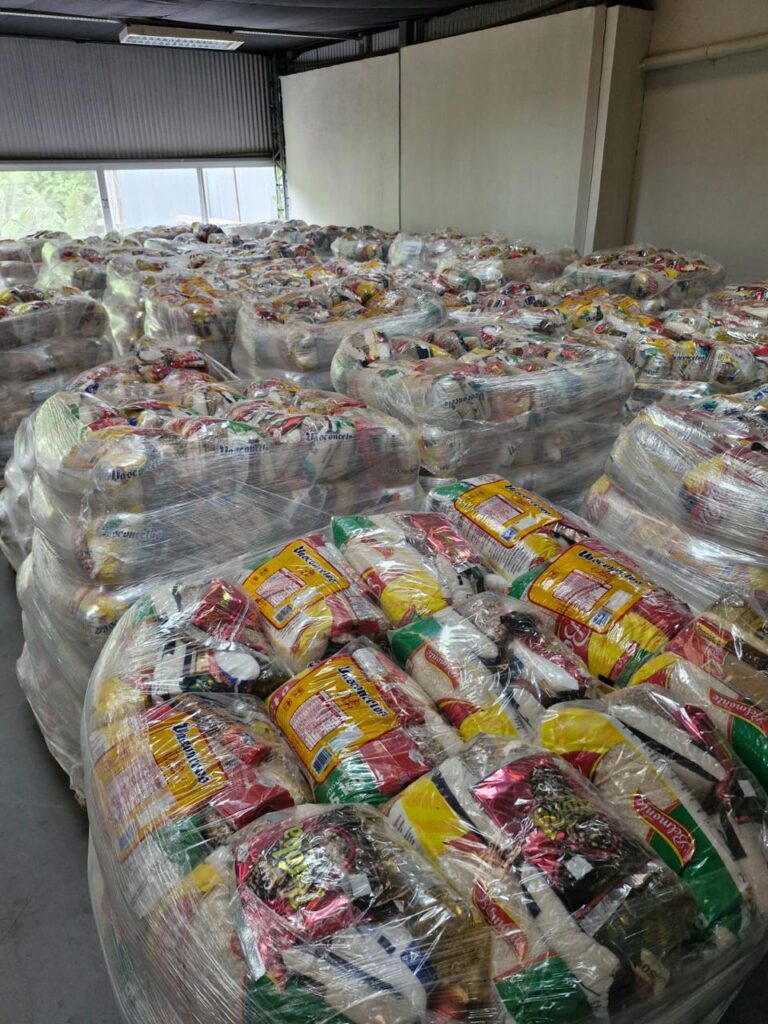 2.000 cestas básicas serão destinadas para as instituições cadastradas. Foto: Divulgação.