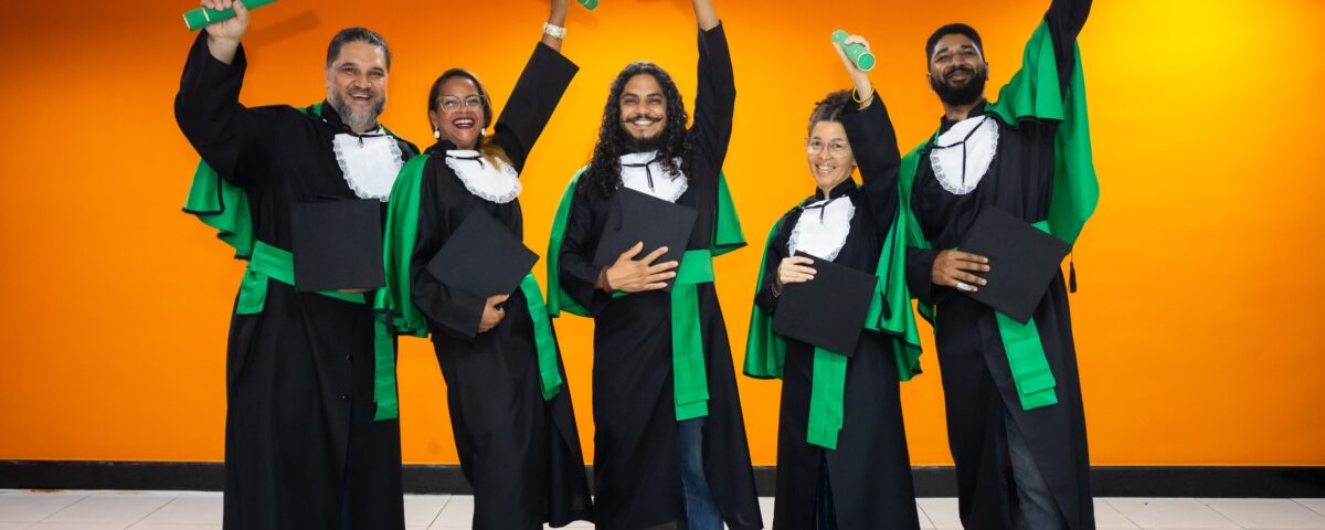 1ª turma da EJA do Sesc. Foto: Divulgação.