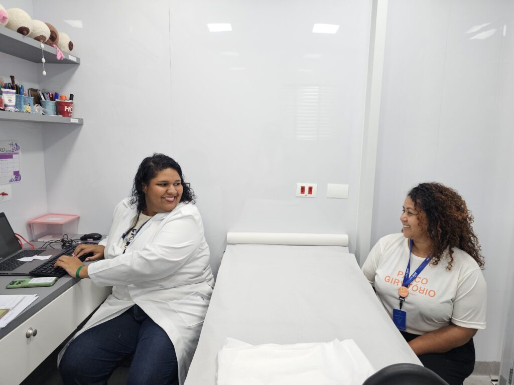 Interessadas podem realizar exames gratuitos de mamografia e preventivo (Papanicolau) até o dia 27 de fevereiro. Foto: Sesc Espírito Santo.