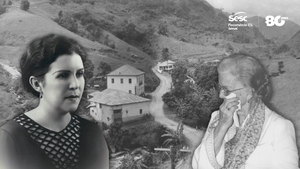 Sesc homenageia Virgínia Tamanini em comemoração aos 80 anos da instituição. Foto: Sesc-ES/Acervo Carlos Bruno Lopes Freitas.