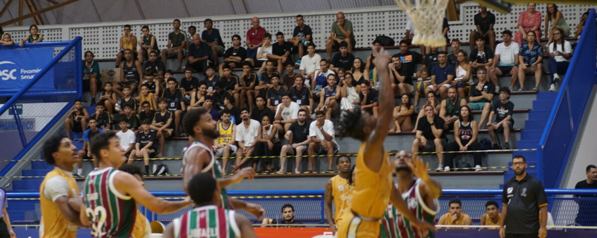 Partida entre Fluminense e IVV/Cetaf, no dia 21 de março. Foto: Ton Assis.