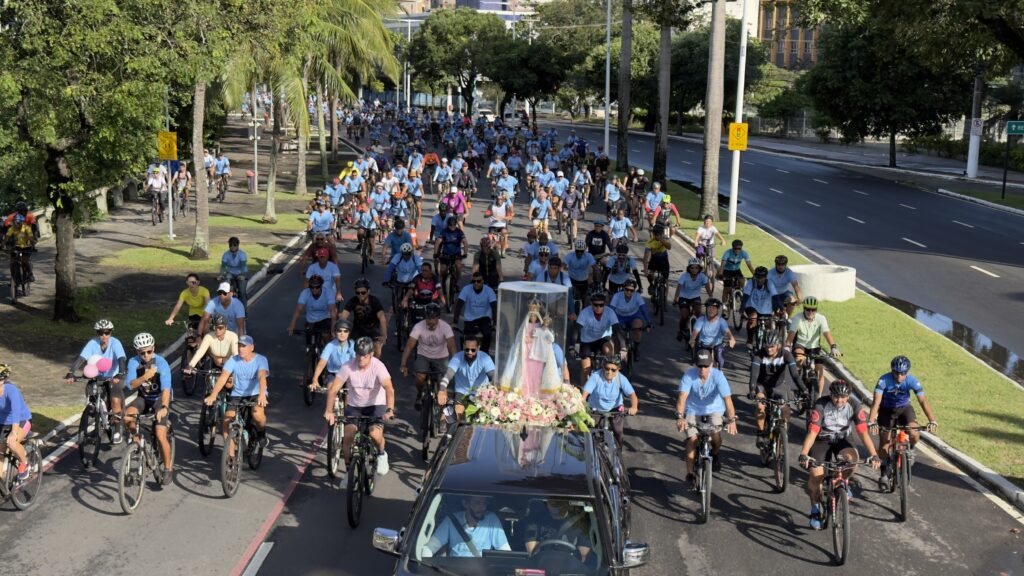 Ciclo Sesc na Romaria dos Ciclistas de Vitória. Foto: Arthur Oliveira